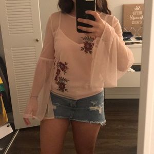 Hollister Mesh Top